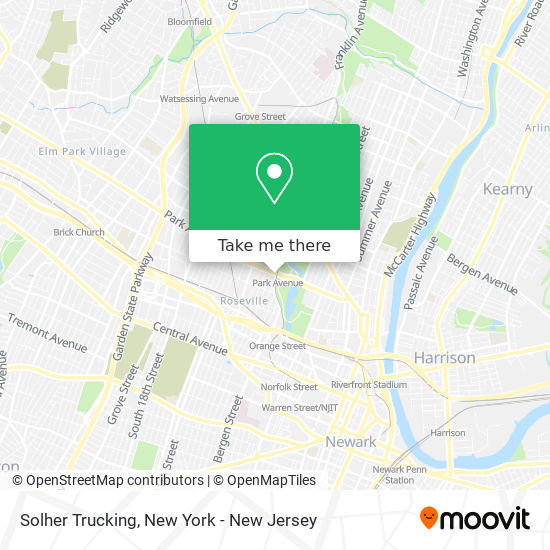 Solher Trucking map