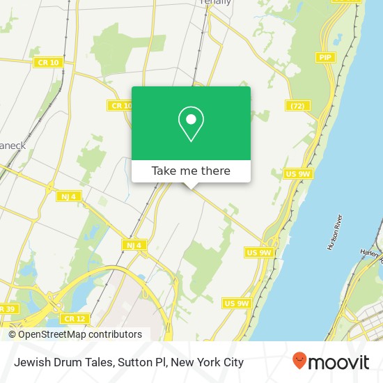 Jewish Drum Tales, Sutton Pl map