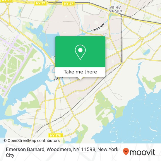 Emerson Barnard, Woodmere, NY 11598 map