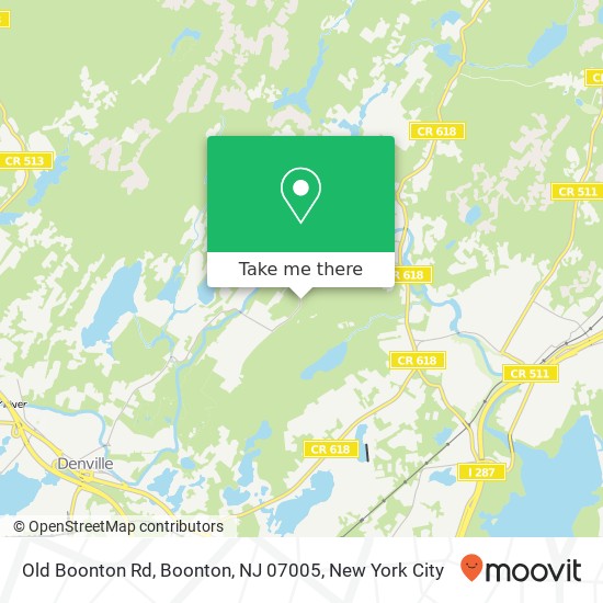 Mapa de Old Boonton Rd, Boonton, NJ 07005