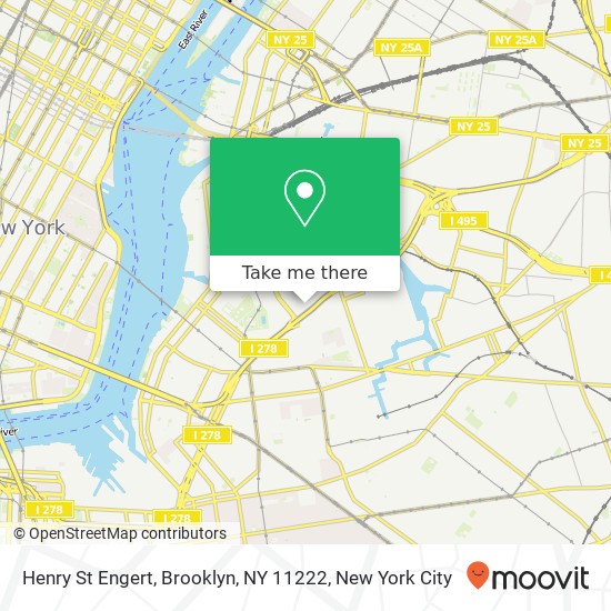 Mapa de Henry St Engert, Brooklyn, NY 11222