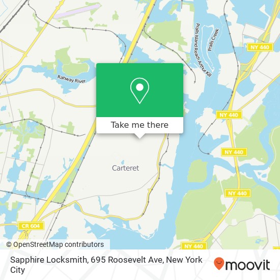 Sapphire Locksmith, 695 Roosevelt Ave map