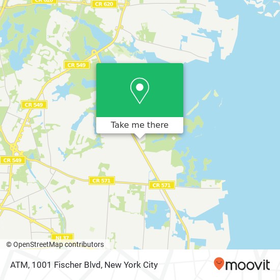 Mapa de ATM, 1001 Fischer Blvd