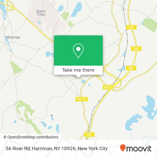 56 River Rd, Harriman, NY 10926 map