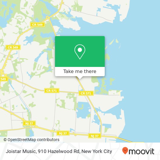 Joistar Music, 910 Hazelwood Rd map