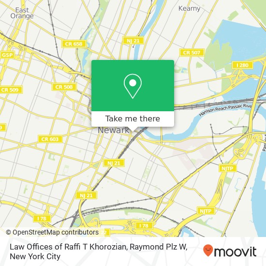 Mapa de Law Offices of Raffi T Khorozian, Raymond Plz W