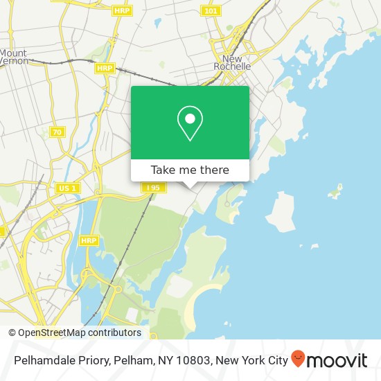 Pelhamdale Priory, Pelham, NY 10803 map