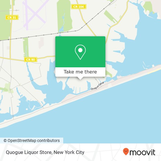 Quogue Liquor Store map