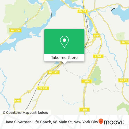 Mapa de Jane Silverman Life Coach, 66 Main St