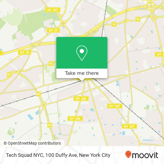 Mapa de Tech Squad NYC, 100 Duffy Ave