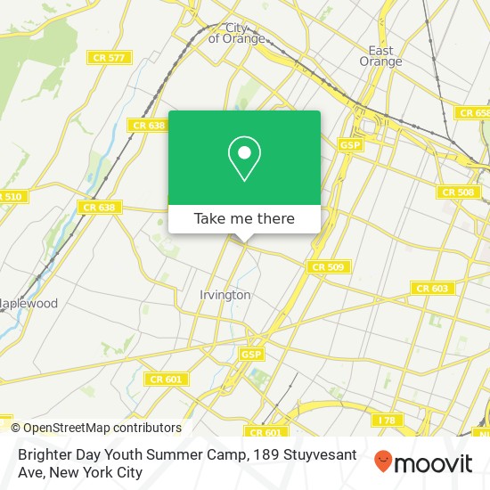 Mapa de Brighter Day Youth Summer Camp, 189 Stuyvesant Ave