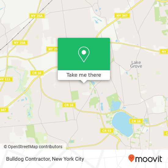 Mapa de Bulldog Contractor