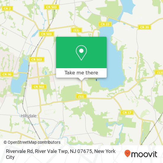 Rivervale Rd, River Vale Twp, NJ 07675 map