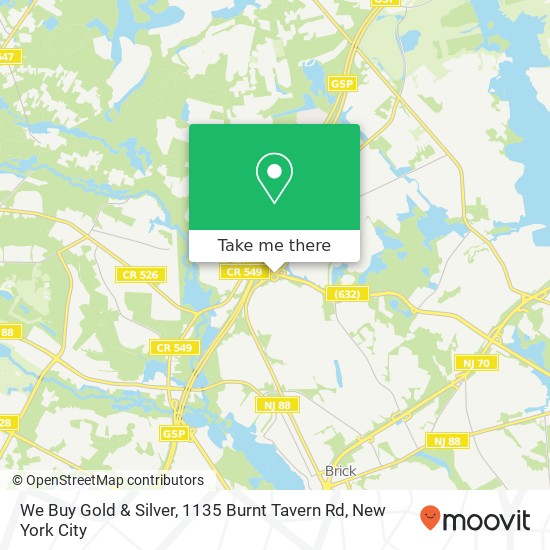 We Buy Gold & Silver, 1135 Burnt Tavern Rd map