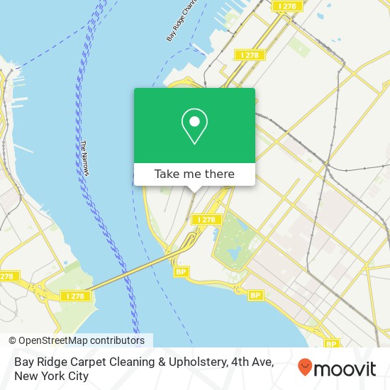 Bay Ridge Carpet Cleaning & Upholstery, 4th Ave map