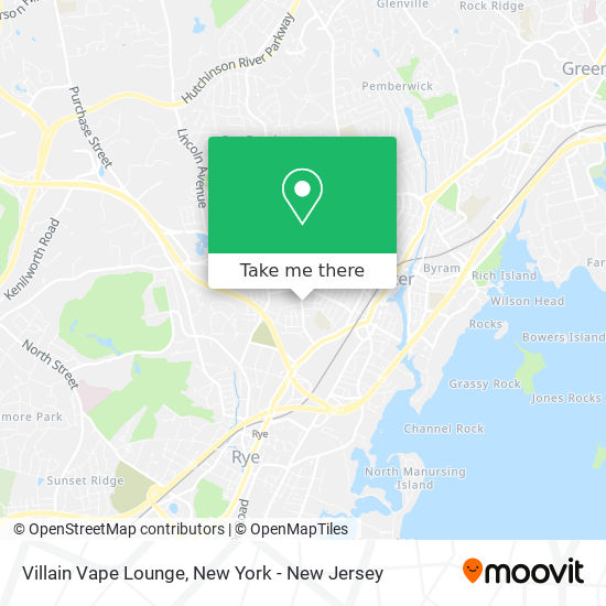 Villain Vape Lounge map