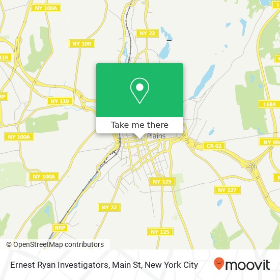 Mapa de Ernest Ryan Investigators, Main St