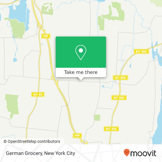 Mapa de German Grocery, New Hempstead Rd
