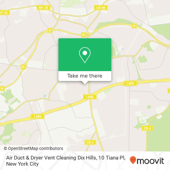 Air Duct & Dryer Vent Cleaning Dix Hills, 10 Tiana Pl map