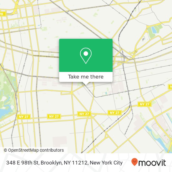 348 E 98th St, Brooklyn, NY 11212 map