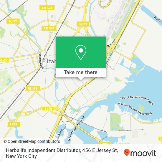 Herbalife Independent Distributor, 456 E Jersey St map