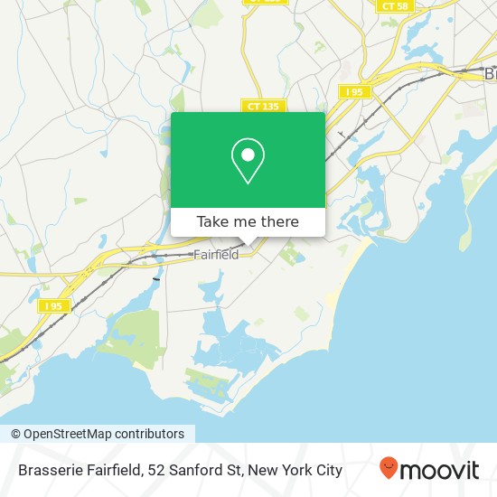 Brasserie Fairfield, 52 Sanford St map