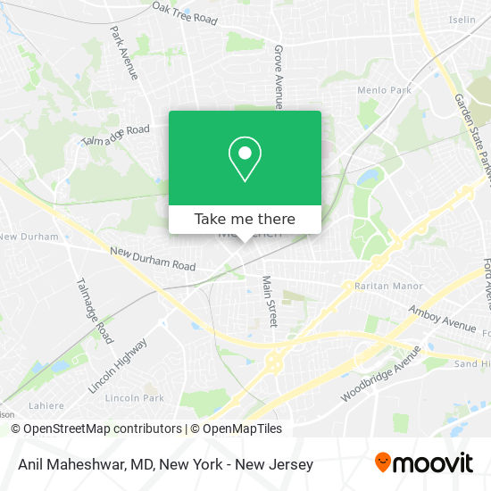 Anil Maheshwar, MD map