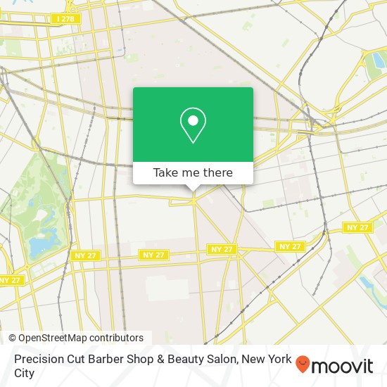 Precision Cut Barber Shop & Beauty Salon map