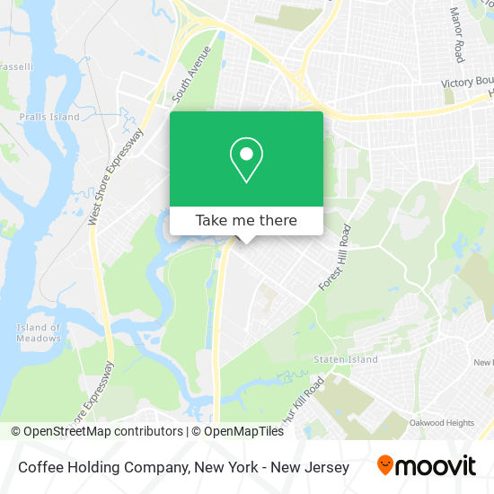 Coffee Holding Company map