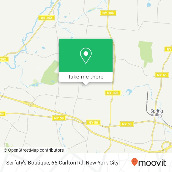 Mapa de Serfaty's Boutique, 66 Carlton Rd