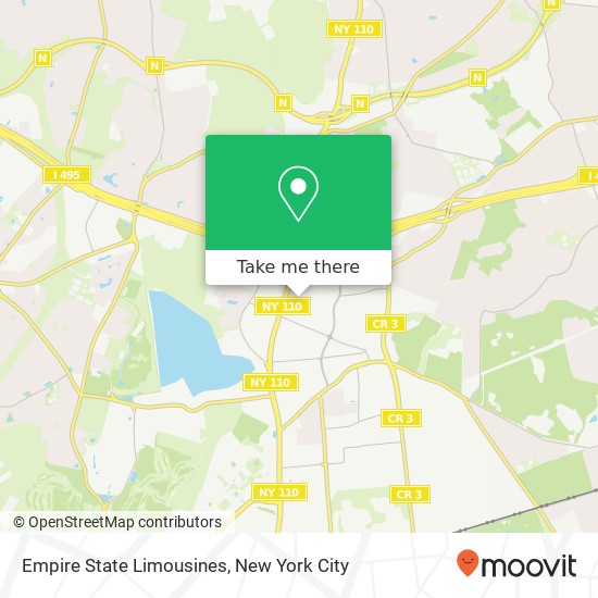 Empire State Limousines map