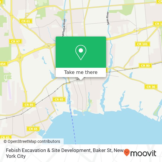 Febish Excavation & Site Development, Baker St map