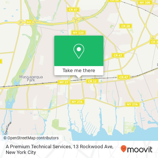 A Premium Technical Services, 13 Rockwood Ave map