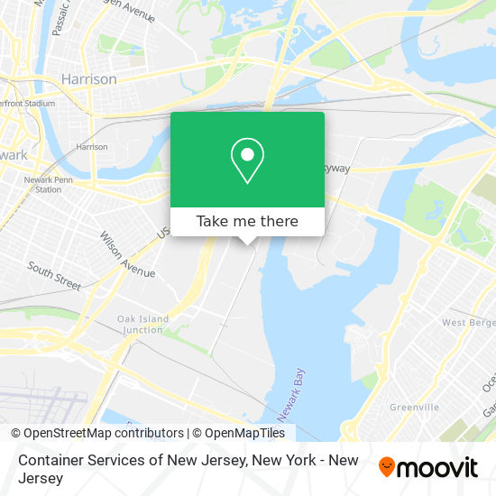 Mapa de Container Services of New Jersey