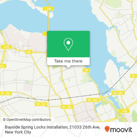Mapa de Bayside Spring Locks Installation, 21033 26th Ave