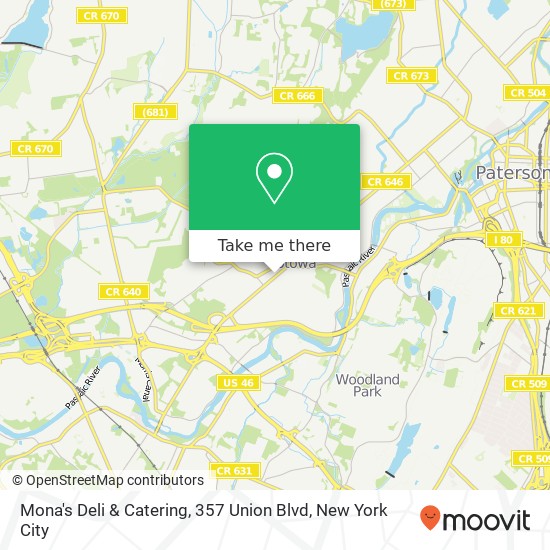 Mona's Deli & Catering, 357 Union Blvd map