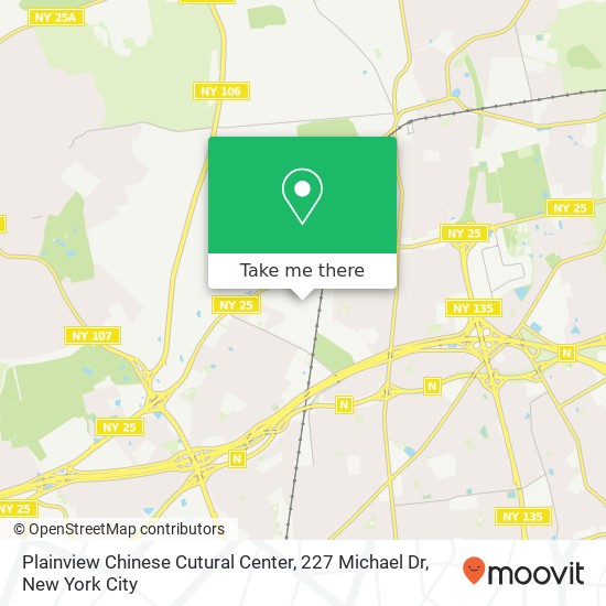 Plainview Chinese Cutural Center, 227 Michael Dr map