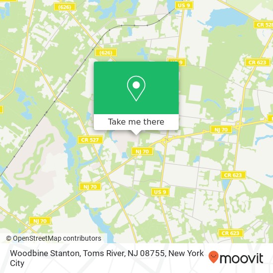 Woodbine Stanton, Toms River, NJ 08755 map