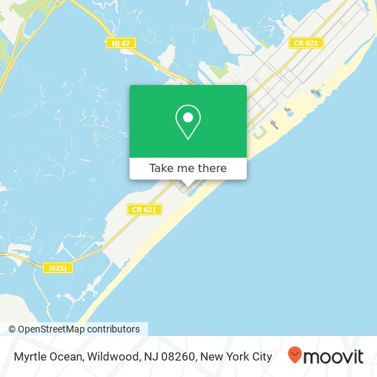Myrtle Ocean, Wildwood, NJ 08260 map