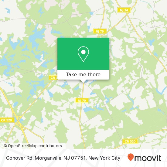 Conover Rd, Morganville, NJ 07751 map