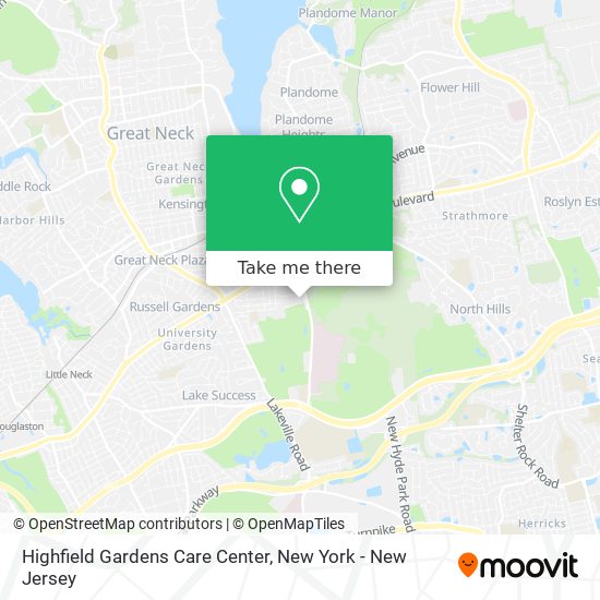 Mapa de Highfield Gardens Care Center