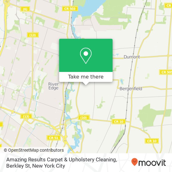 Mapa de Amazing Results Carpet & Upholstery Cleaning, Berkley St