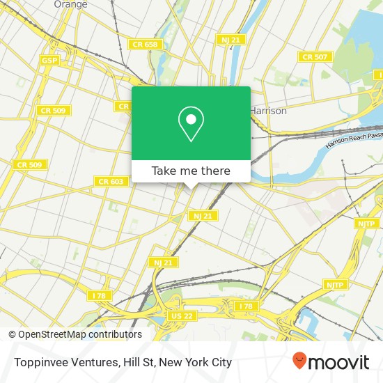 Mapa de Toppinvee Ventures, Hill St