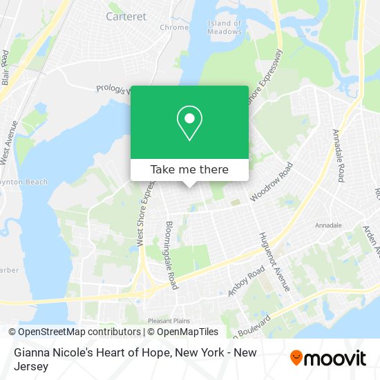 Gianna Nicole's Heart of Hope map