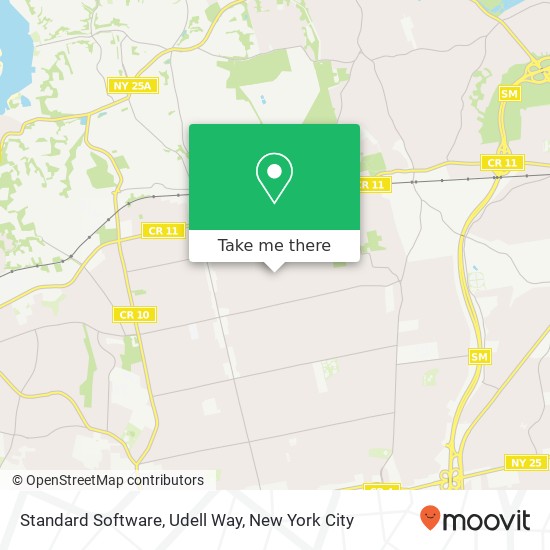 Standard Software, Udell Way map