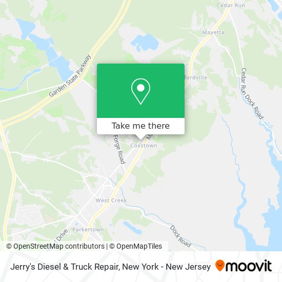 Jerry's Diesel & Truck Repair map