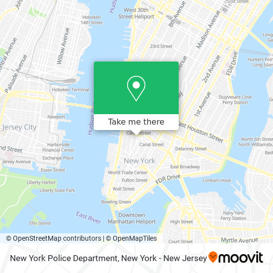 Mapa de New York Police Department