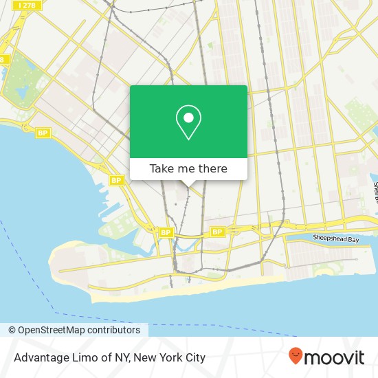 Mapa de Advantage Limo of NY