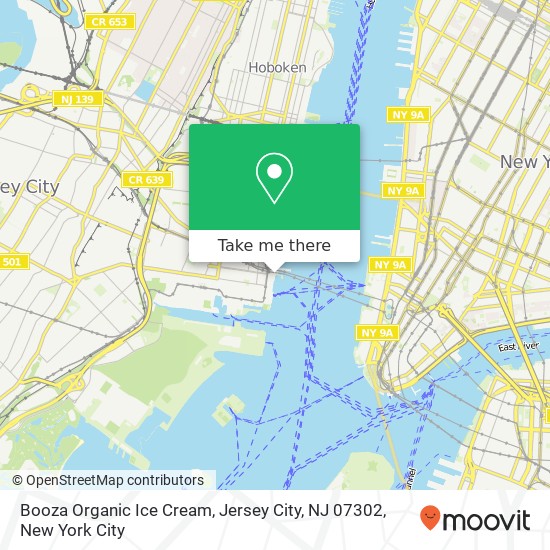 Booza Organic Ice Cream, Jersey City, NJ 07302 map