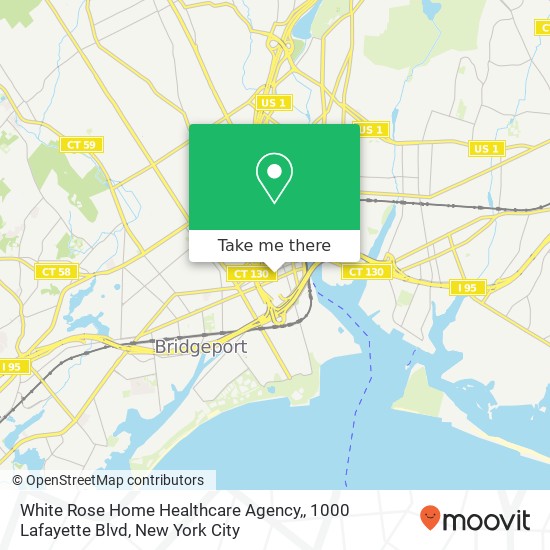 Mapa de White Rose Home Healthcare Agency,, 1000 Lafayette Blvd